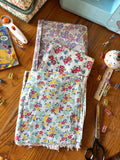Bundle 1 Vintage Floral Fabric Bundle Quilting Cotton Large Cuts Cottage Prints (3 Pieces)